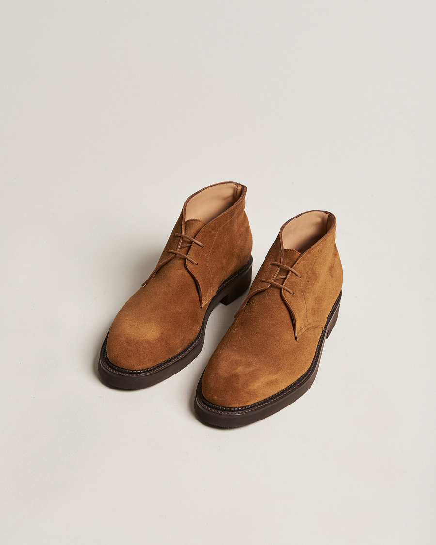 Herre |  | John Lobb | Heywood Chukka Boots Tobacco Suede
