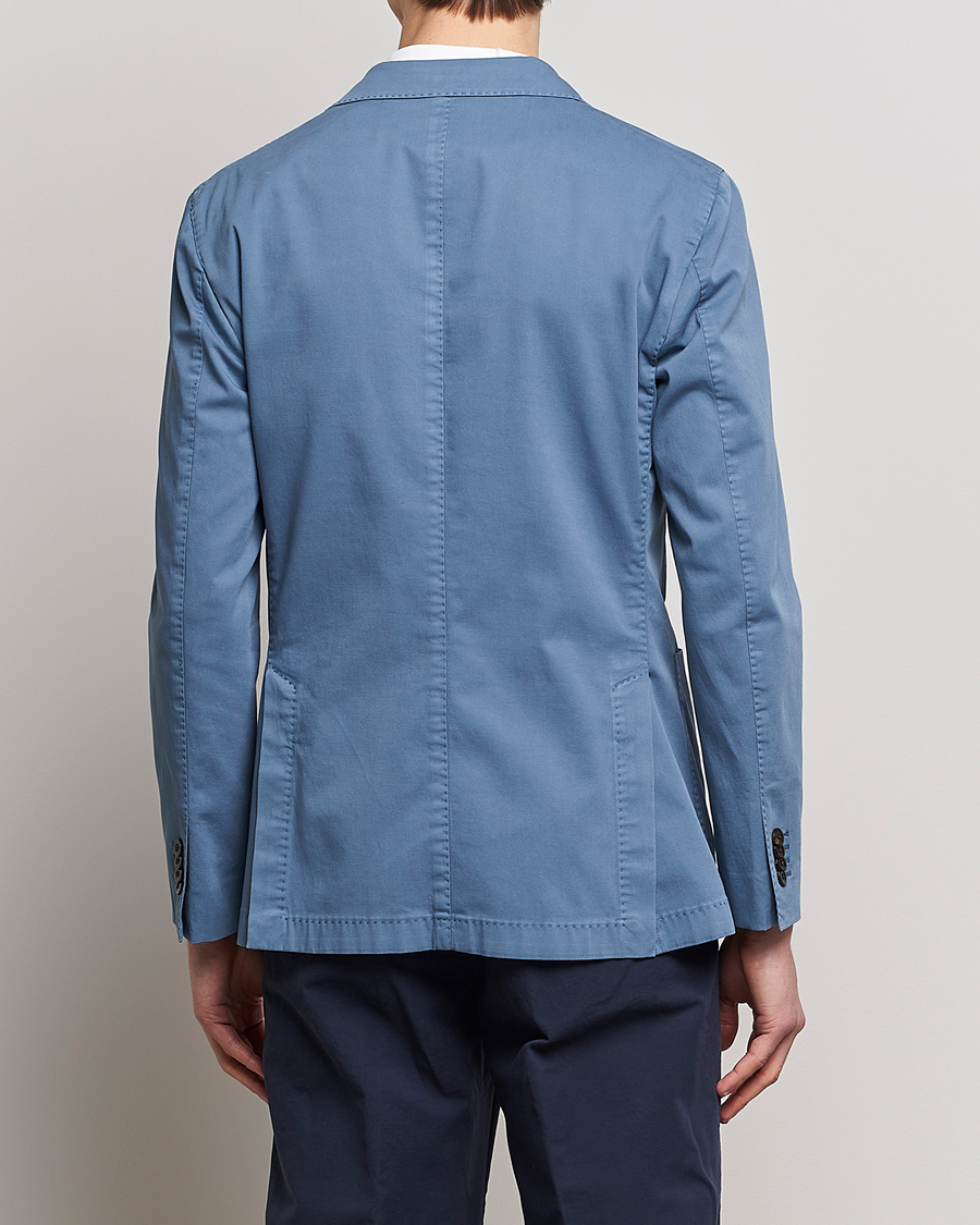 Herre | Dressjakker | Boglioli | K Jacket Cotton Stretch Blazer Dusty Blue