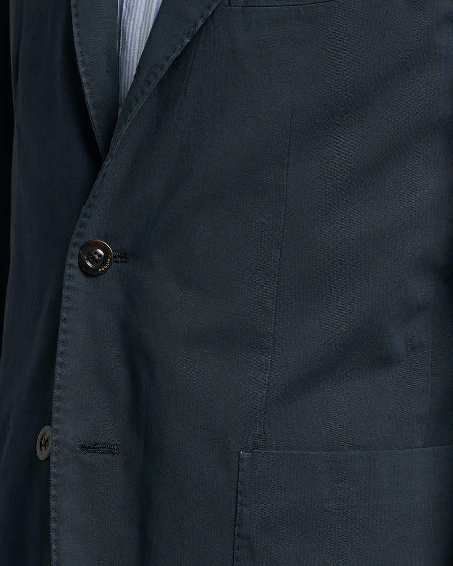Herre | Dressjakker | Boglioli | K Jacket Cotton Stretch Blazer Navy