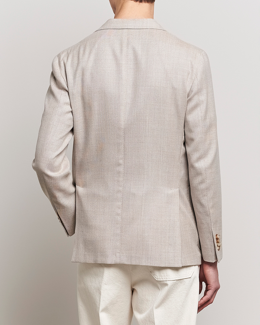 Herre | Dressjakker | Boglioli | K Jacket Wool Hopsack Blazer Beige
