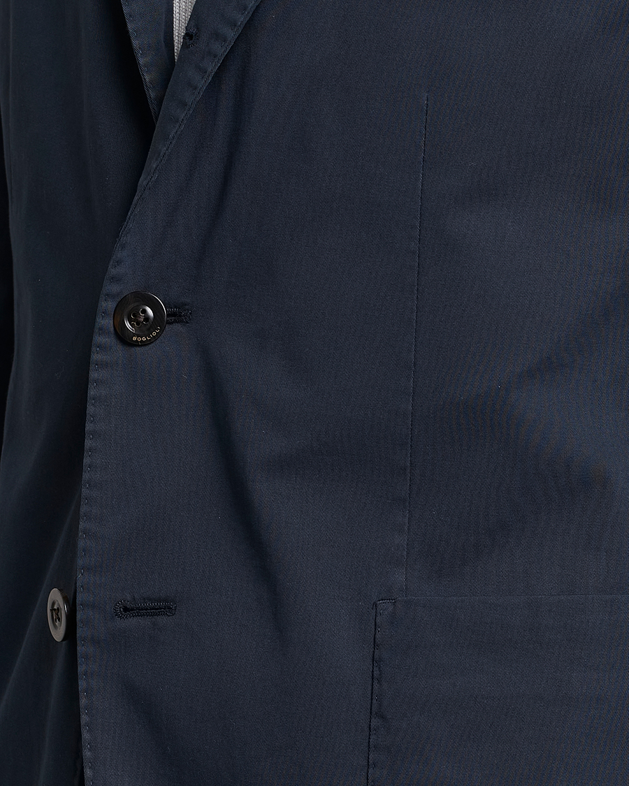Herre | Dresser | Boglioli | K Jacket Cotton Stretch Suit Navy