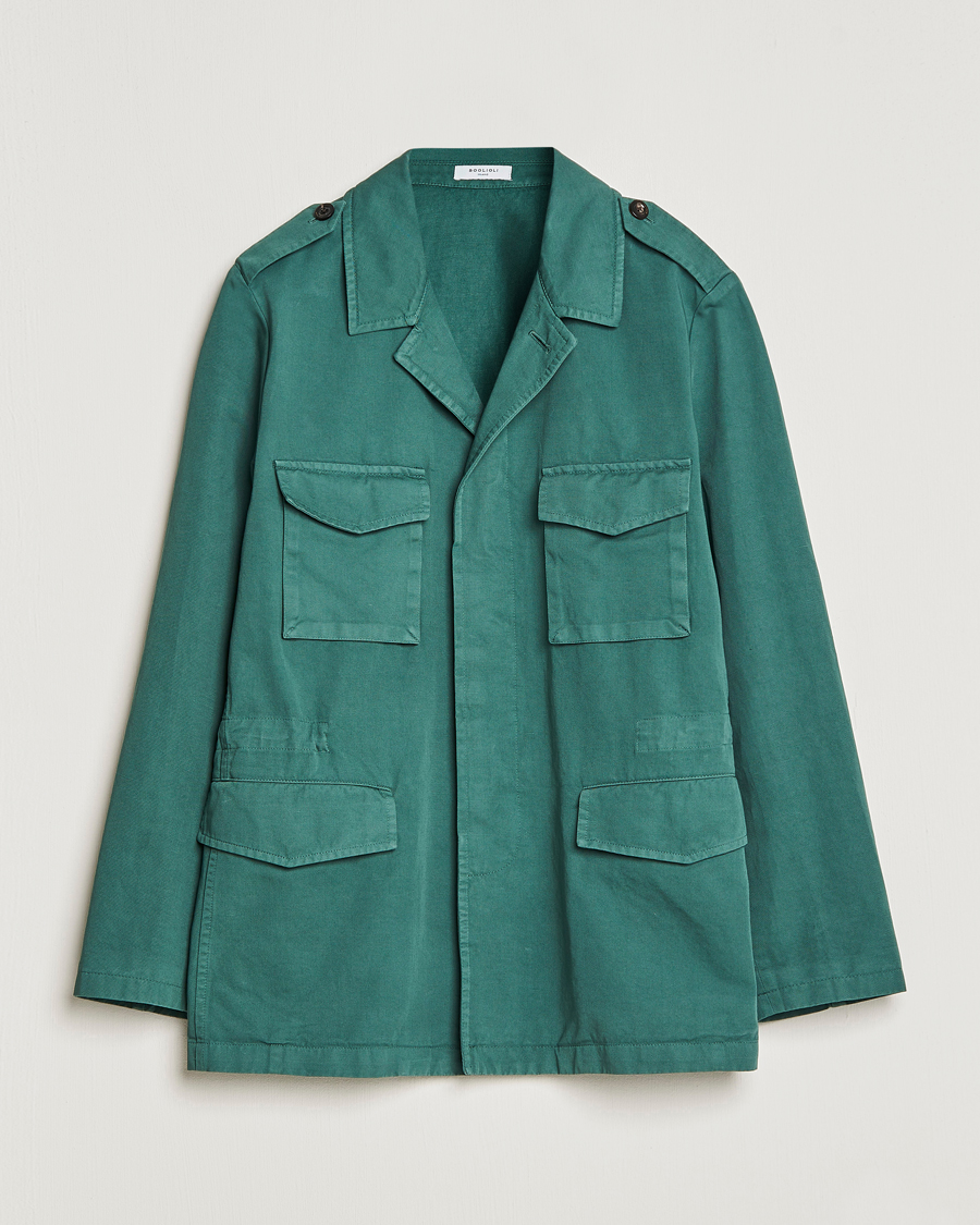Herre | Jakker | Boglioli | Field Jacket Dark Green