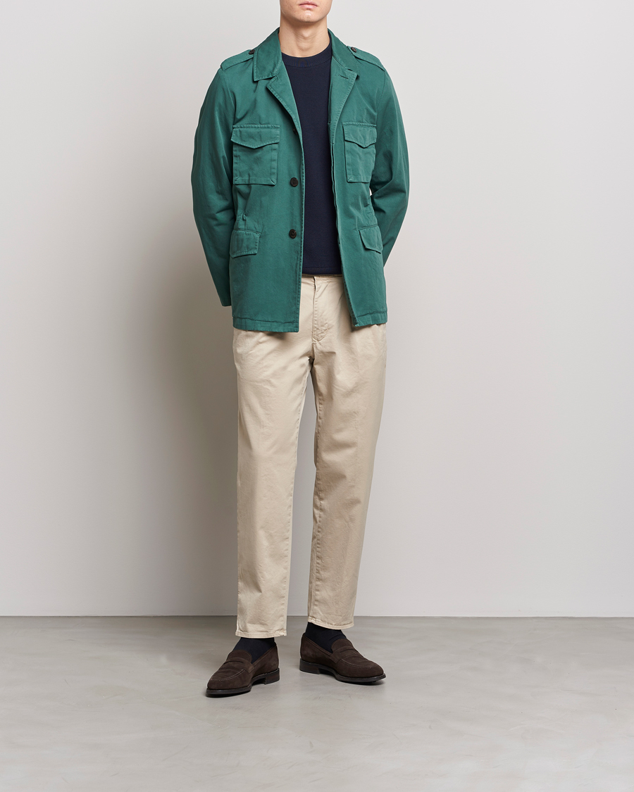 Herre | Jakker | Boglioli | Field Jacket Dark Green