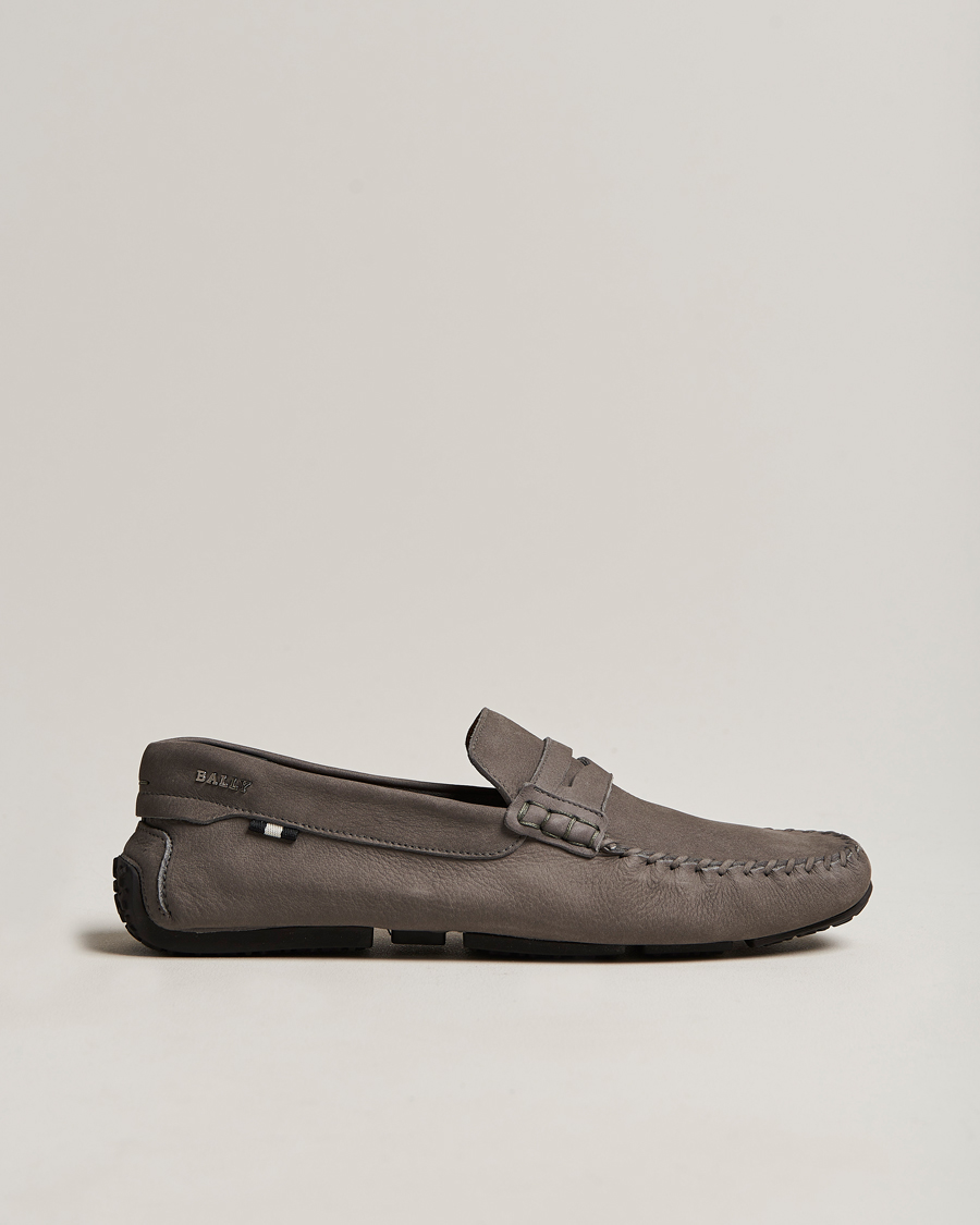 Herre | Bally Peir Calf Leather Car Shoe Dark Mineral | Bally | Peir Calf Leather Car Shoe Dark Mineral