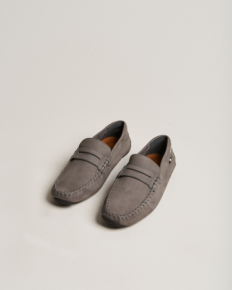 Herre |  | Bally | Peir Calf Leather Car Shoe Dark Mineral