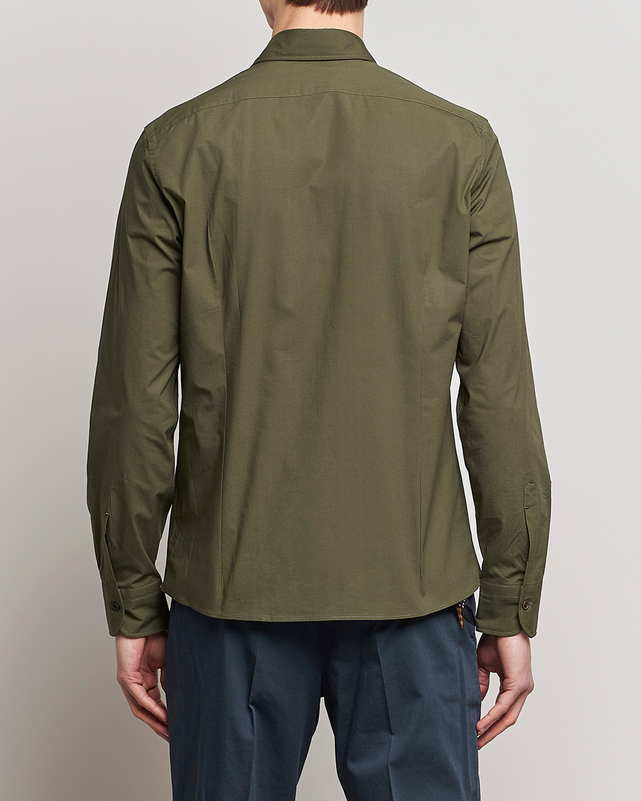 Herre | Skjorter | Mazzarelli | Safari Overshirt Olive