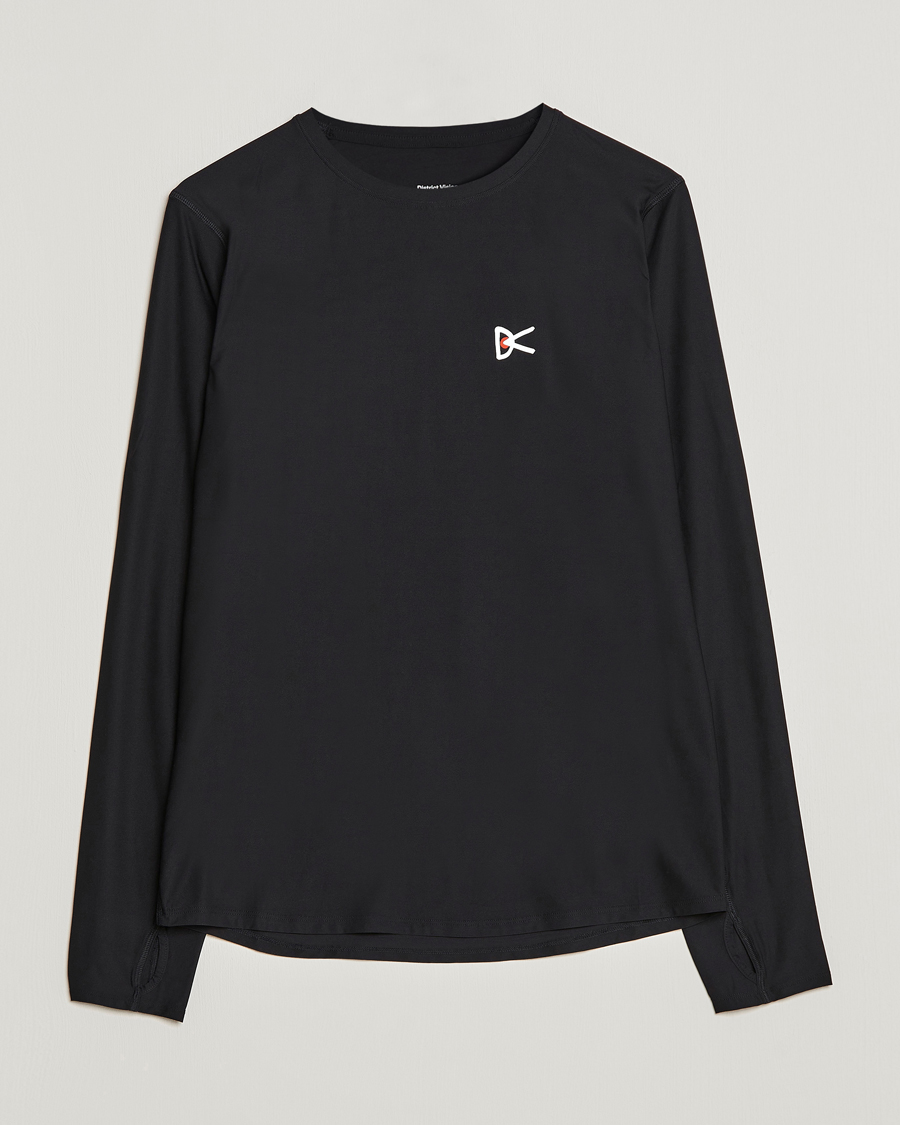 Herre | T-Shirts | District Vision | Aloe-Tech Long Sleeve T-Shirt Black
