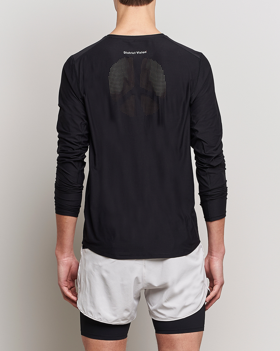 Herre | T-Shirts | District Vision | Aloe-Tech Long Sleeve T-Shirt Black