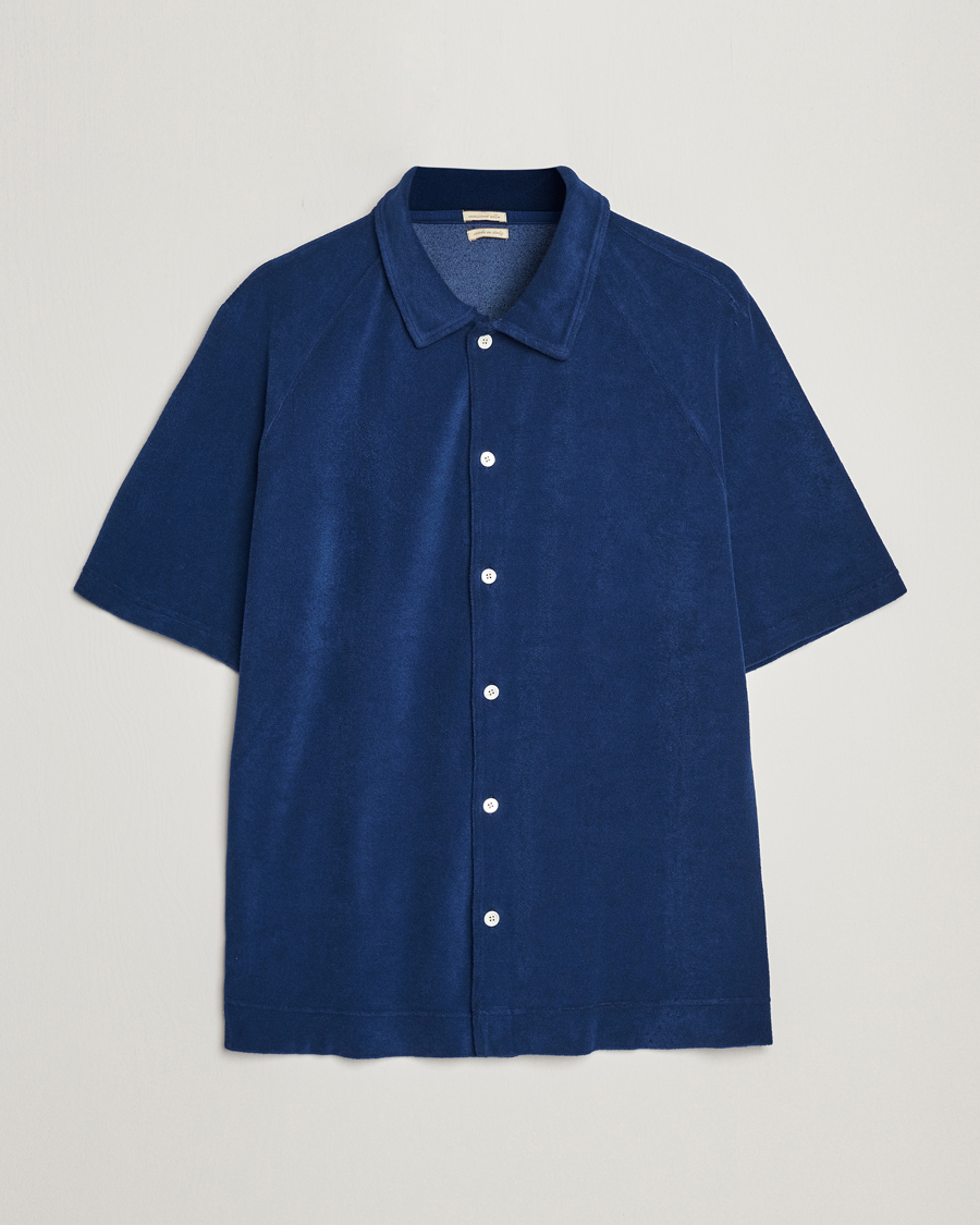 Herre | Pikéer | Massimo Alba | Terry Polo Shirt Navy
