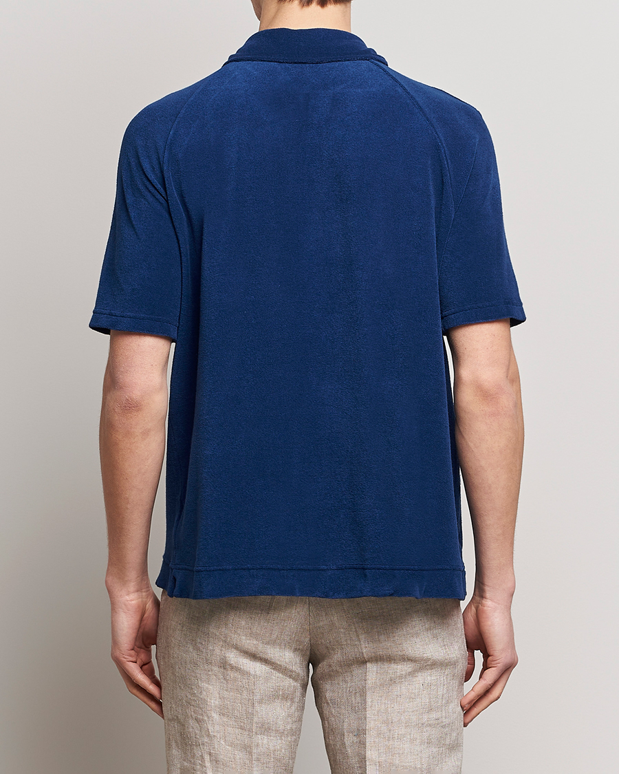 Herre | Pikéer | Massimo Alba | Terry Polo Shirt Navy
