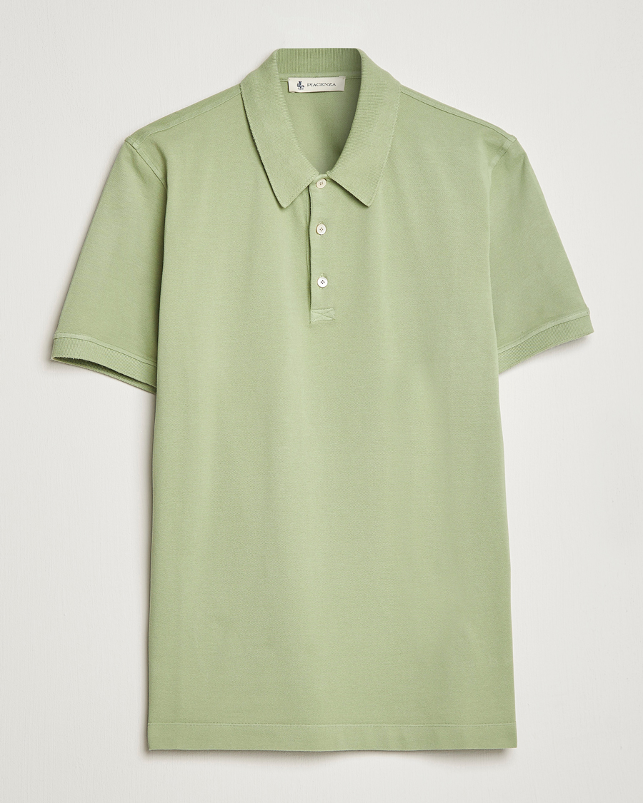 Herre | Pikéer | Piacenza Cashmere | Portofino Short Sleeve Polo Mint