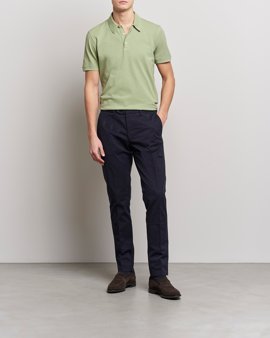 Herre | Pikéer | Piacenza Cashmere | Portofino Short Sleeve Polo Mint