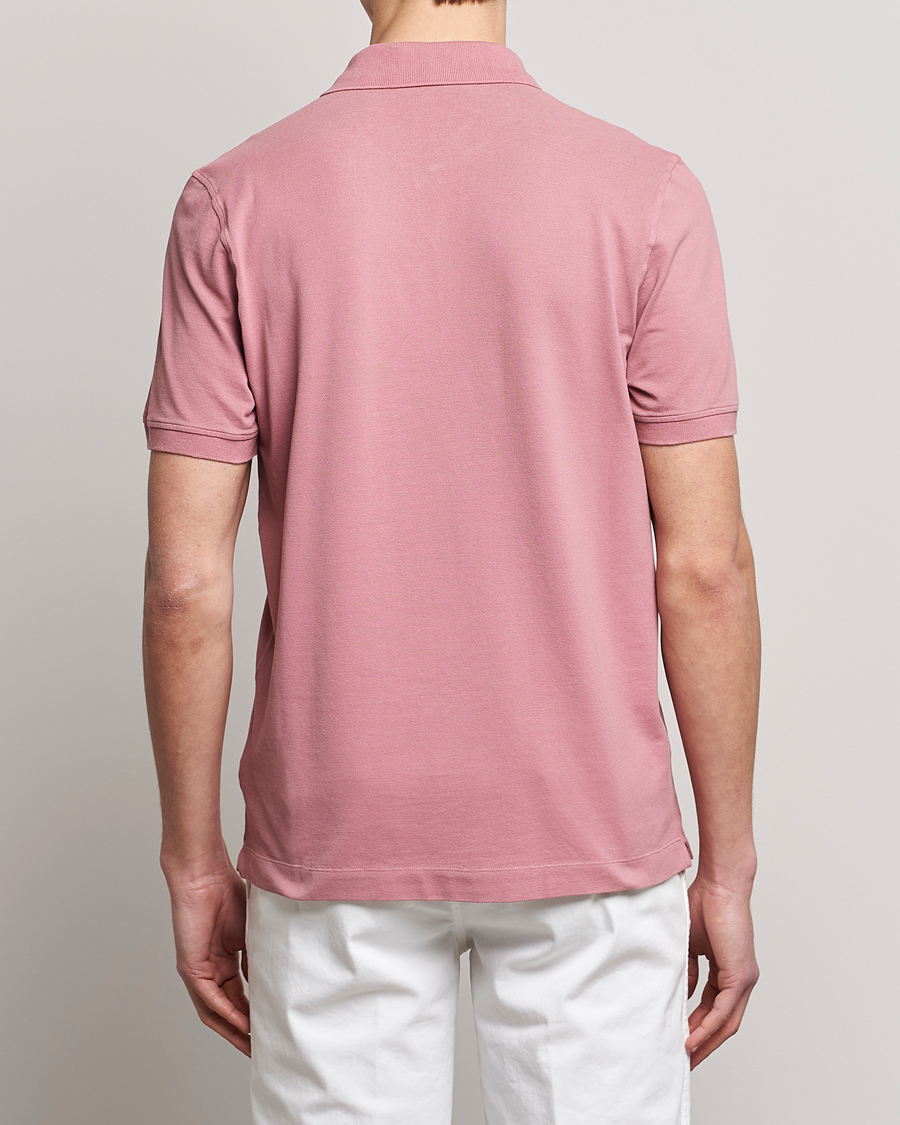 Herre | Pikéer | Piacenza Cashmere | Portofino Short Sleeve Polo Rosa