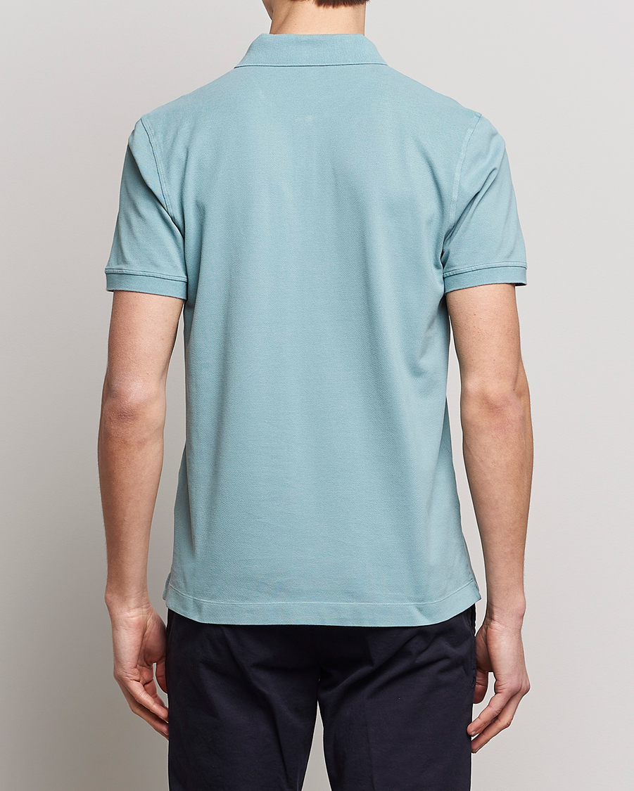 Herre | Pikéer | Piacenza Cashmere | Portofino Short Sleeve Polo Light Blue