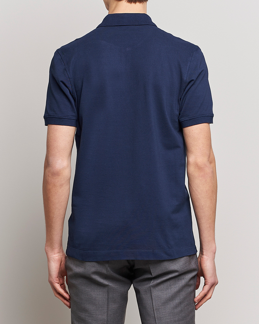 Herre | Pikéer | Piacenza Cashmere | Portofino Short Sleeve Polo Navy