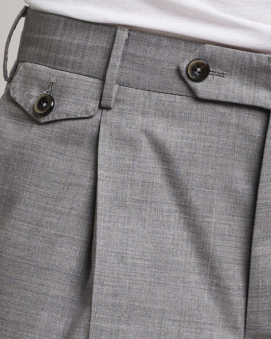 Herre | Bukser | PT01 | Gentleman Fit Wool Trousers Light Grey