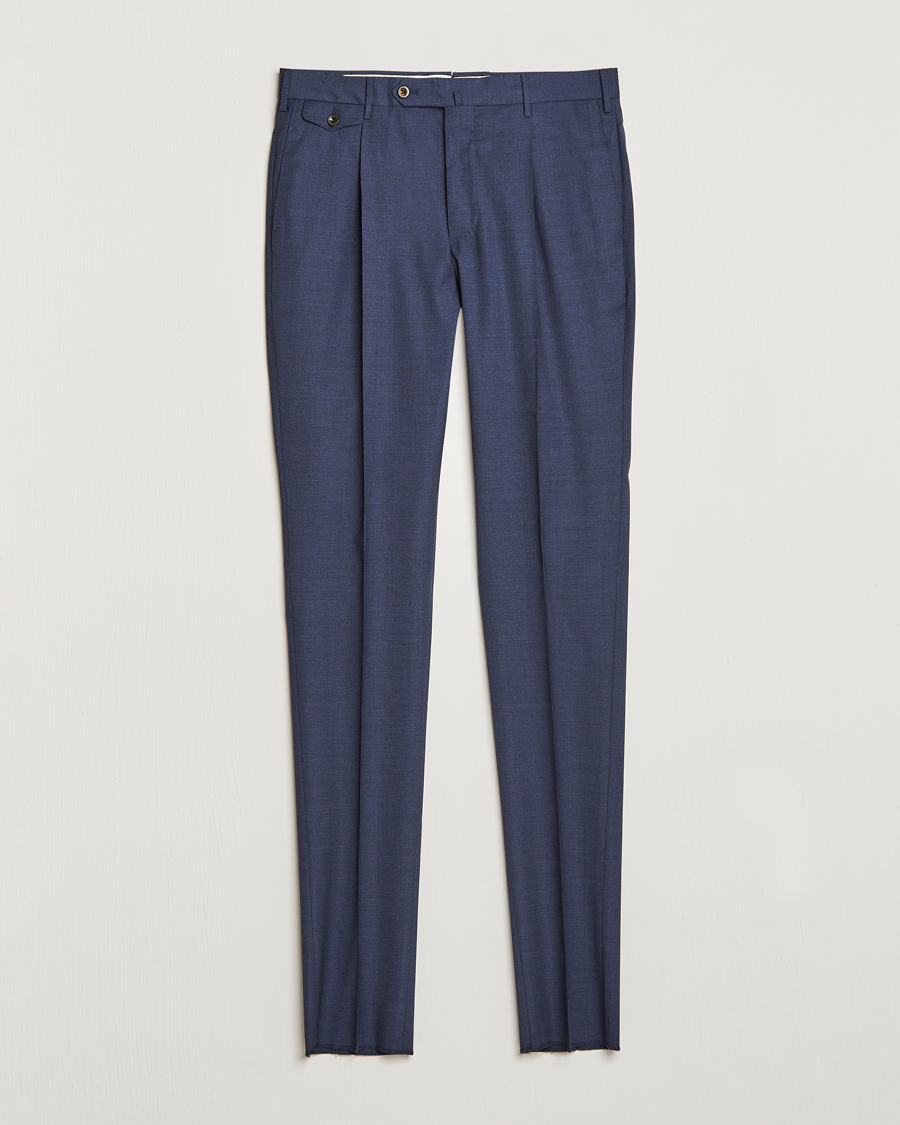 Herre | Bukser | PT01 | Gentleman Fit Wool Trousers Dark Blue