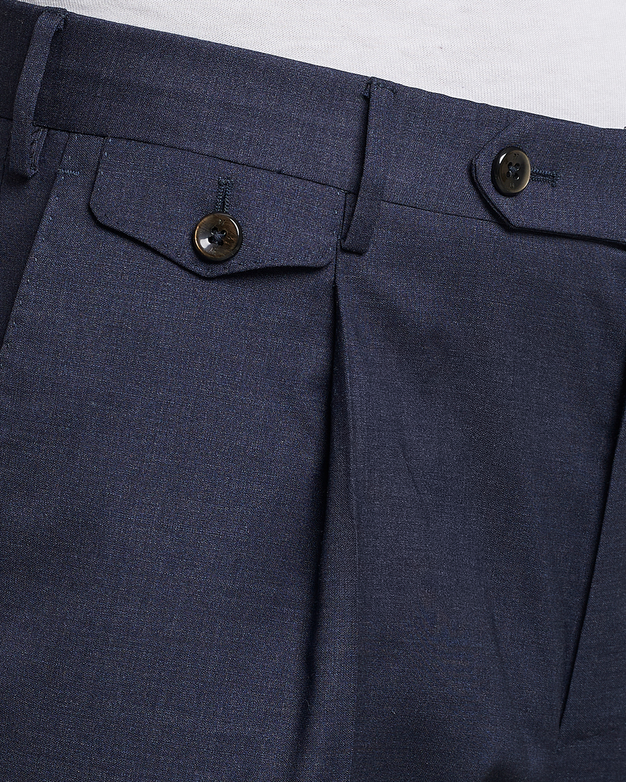 Herre | Bukser | PT01 | Gentleman Fit Wool Trousers Dark Blue