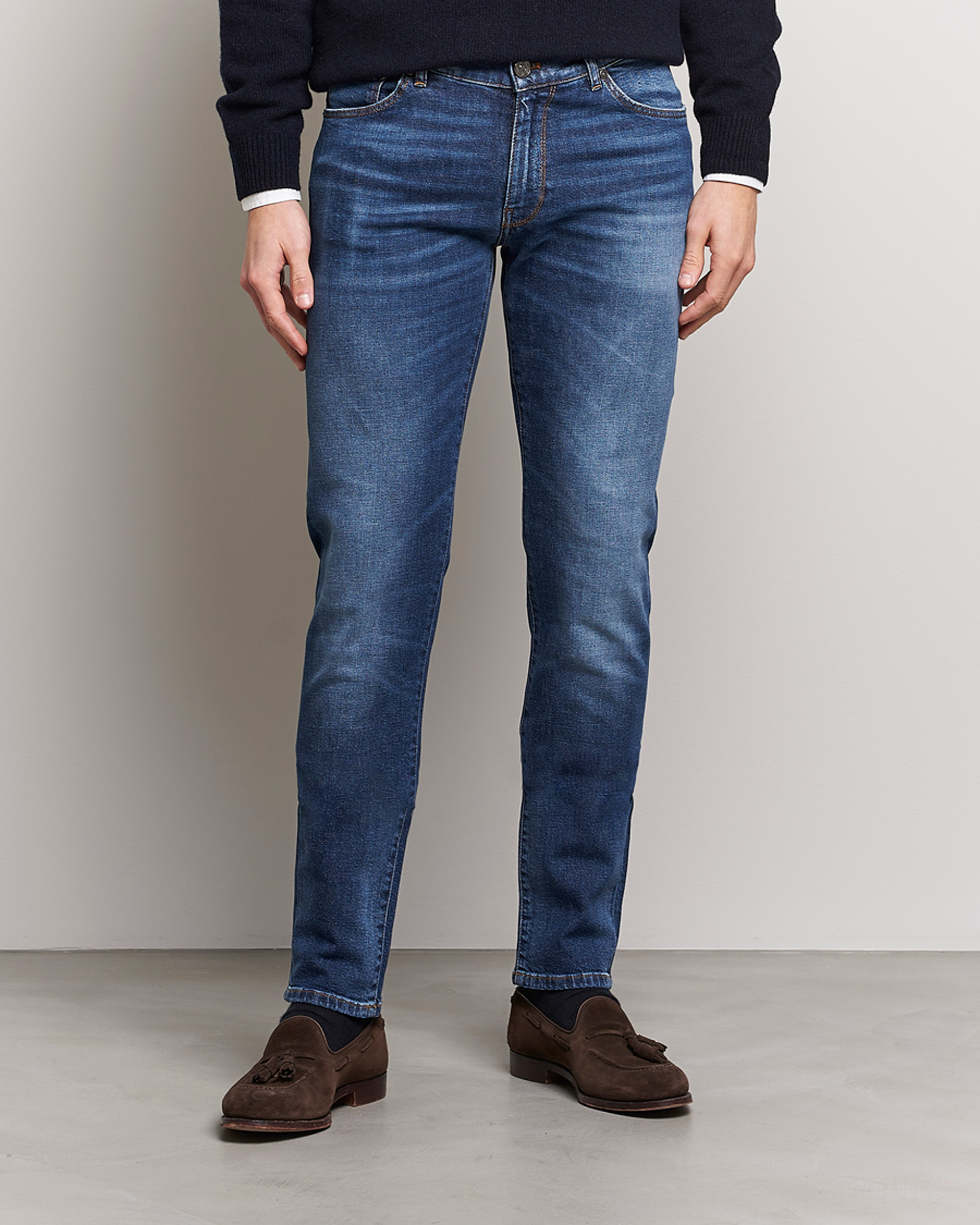 Herre | Jeans | PT01 | Slim Fit Stretch Jeans Blue Wash