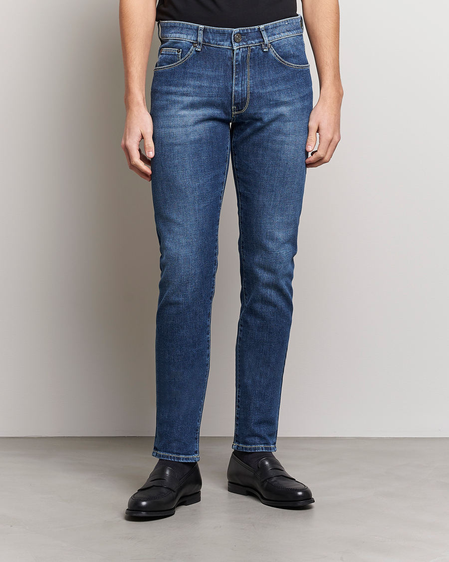 Herre | Jeans | PT01 | Slim Fit Stretch Jeans Medium Blue Wash