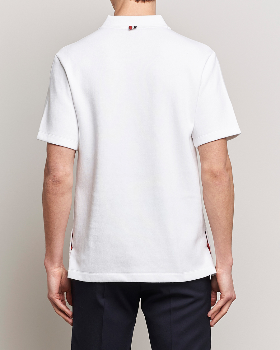 Herre | Pikéer | Thom Browne | Short Sleeve Pocket Polo White