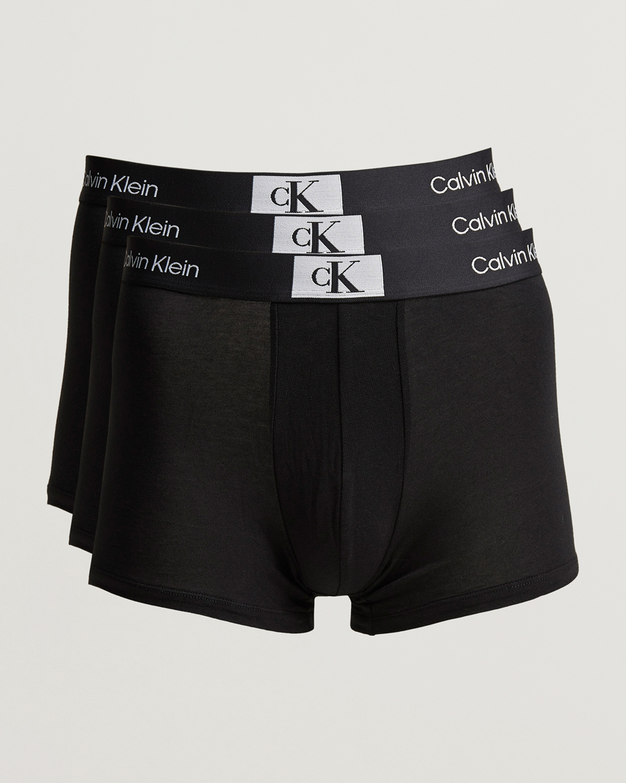 Herre | Undertøy | Calvin Klein | Cotton Stretch Trunk 3-pack Black
