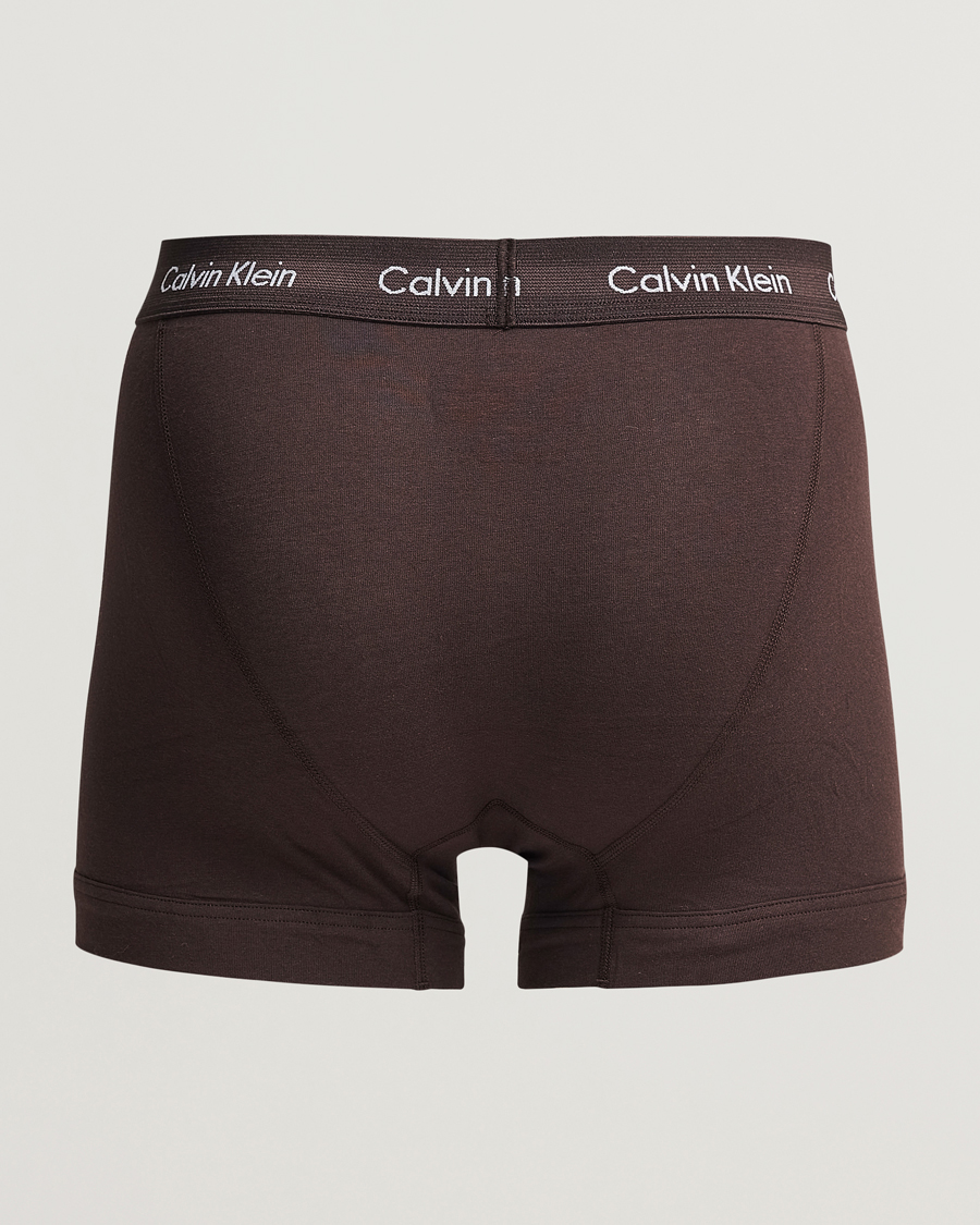 Herre | Undertøy | Calvin Klein | Cotton Stretch Trunk 3-Pack Black/Umber/Woodland