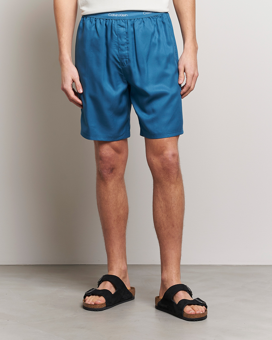 Herre | Joggebukseshorts | Calvin Klein | Lyocell Loungewear Shorts Midnight