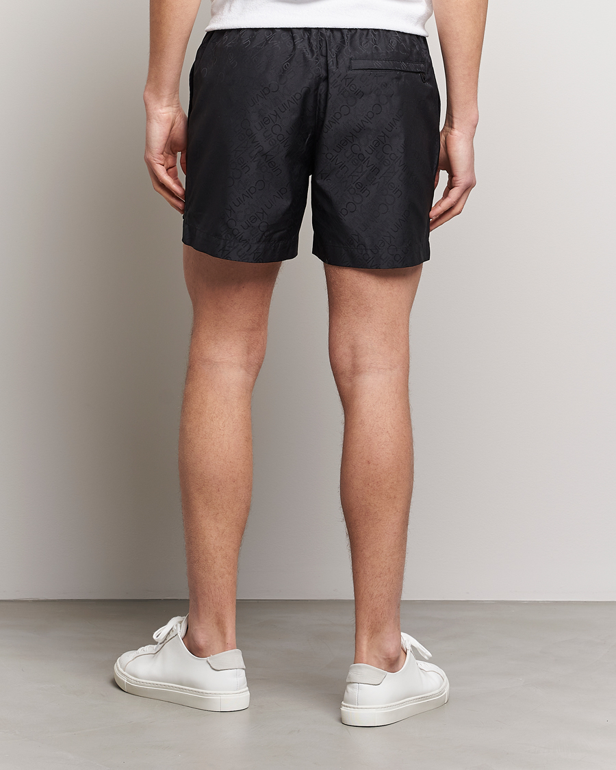 Herre | Badeshorts | Calvin Klein | Tailored Monogram Swimshorts Black