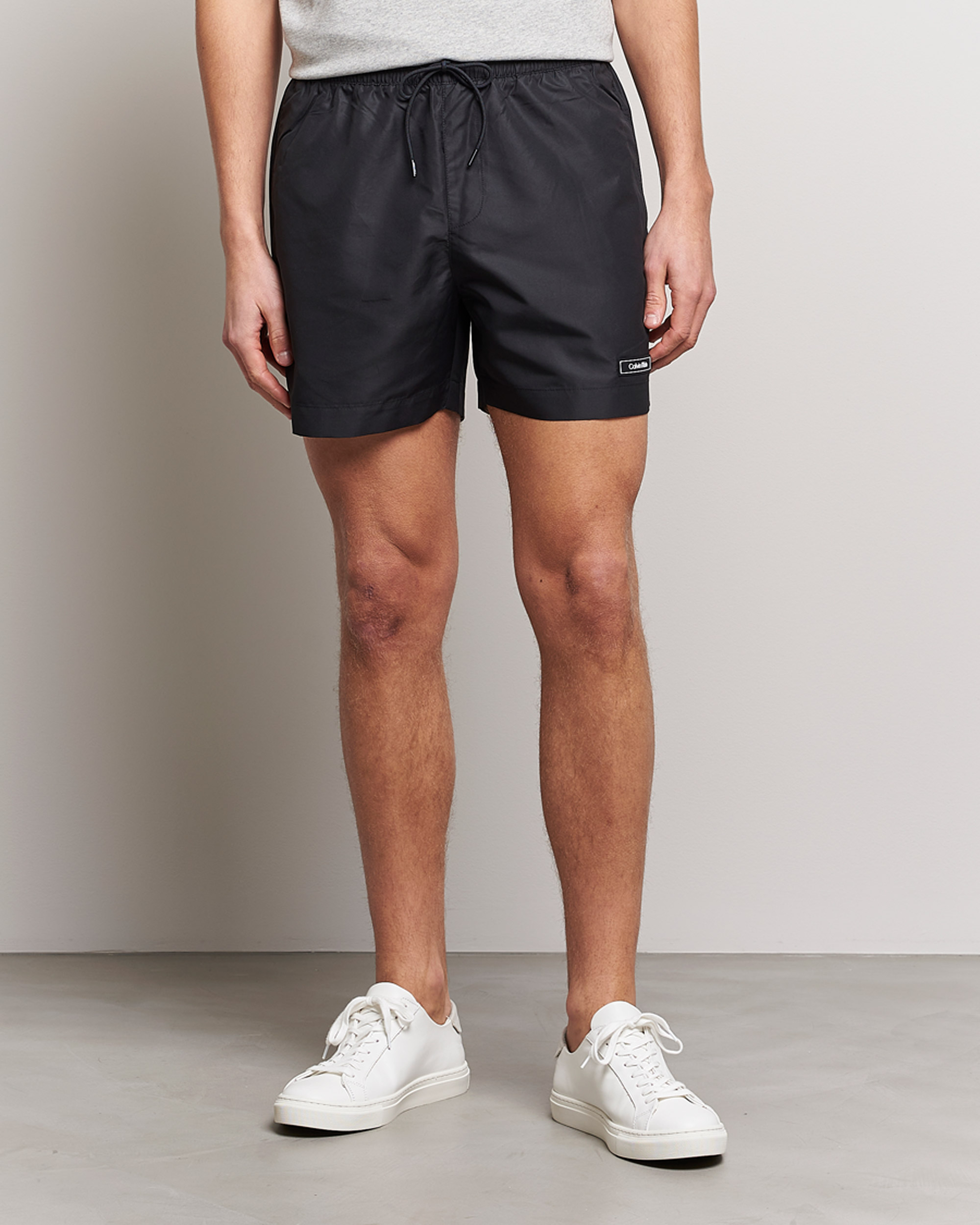 Herre | Badeshorts | Calvin Klein | Logo Drawstring Swimshorts Black