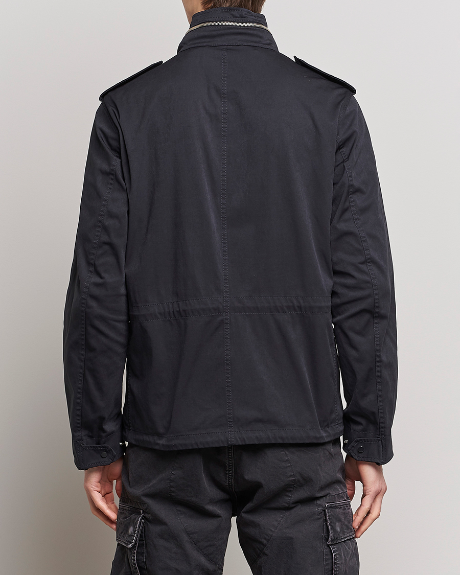 Herre | Jakker | Ten c | 9 oz OJJ Piece Dyed Short Field Jacket Navy