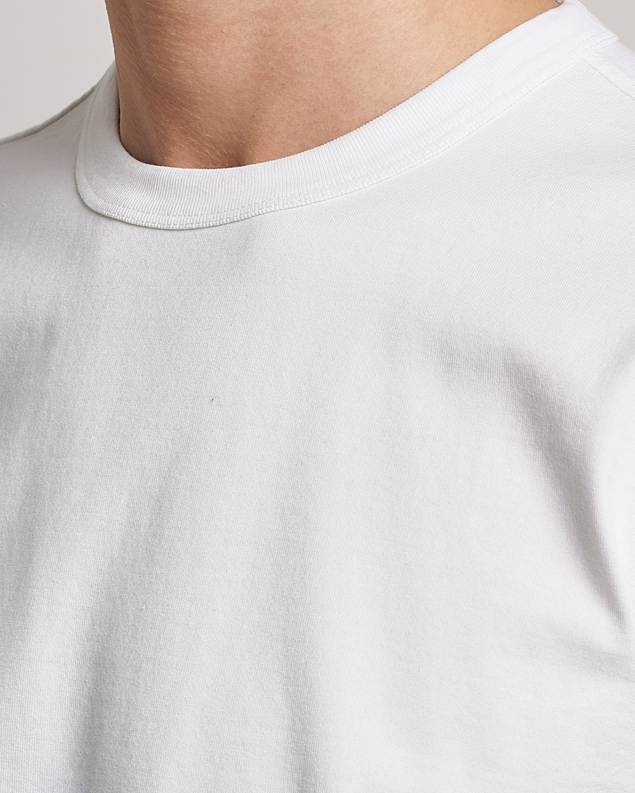 Herre | T-Shirts | Ten c | Garment Dyed Cotton Jersey T-Shirt White