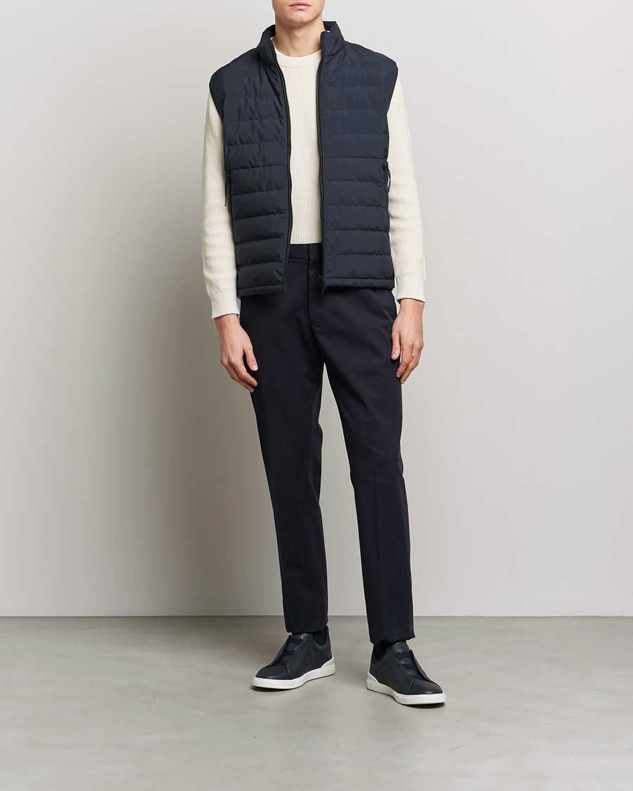 Herre | Vester | Zegna | Stratos Padded Gilet Navy