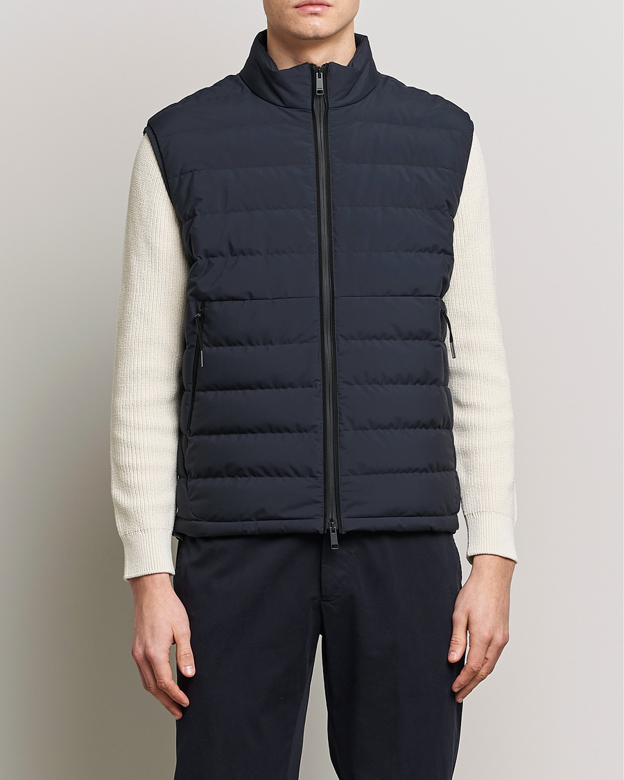 Herre | Vester | Zegna | Stratos Padded Gilet Navy