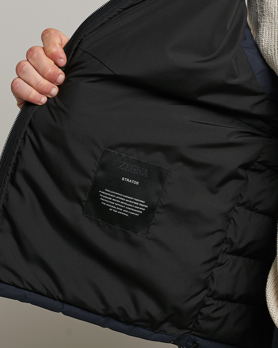 Herre | Vester | Zegna | Stratos Padded Gilet Navy