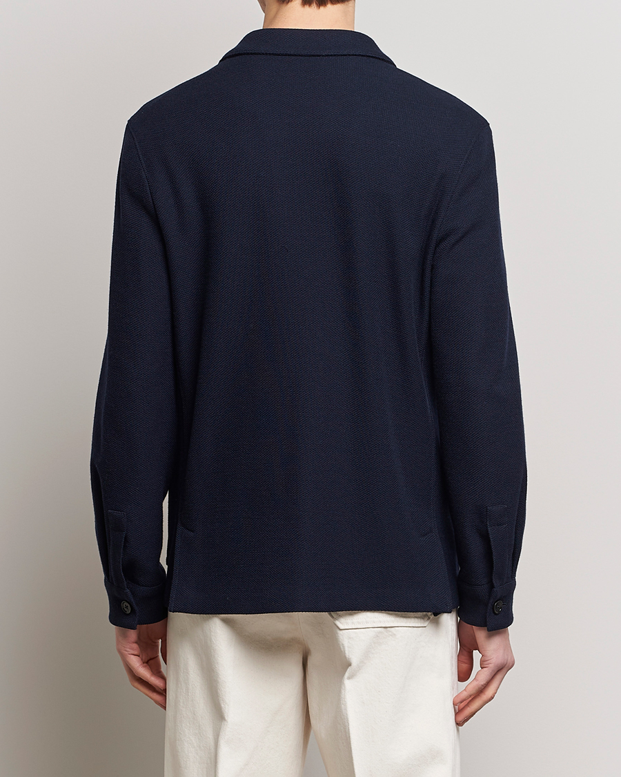Herre | Jakker | Zegna | Wool Jersey Chore Jacket Navy