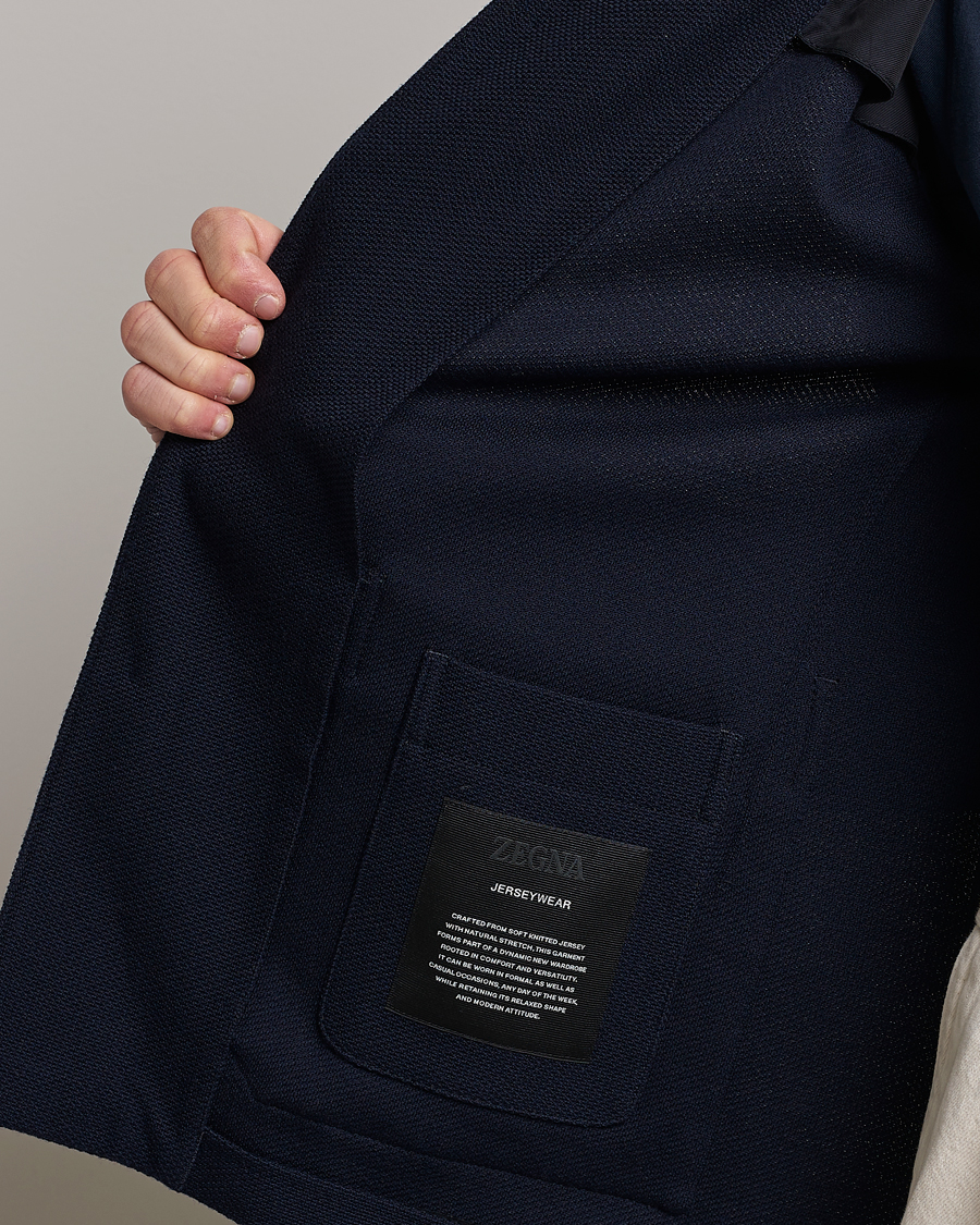 Herre | Jakker | Zegna | Wool Jersey Chore Jacket Navy