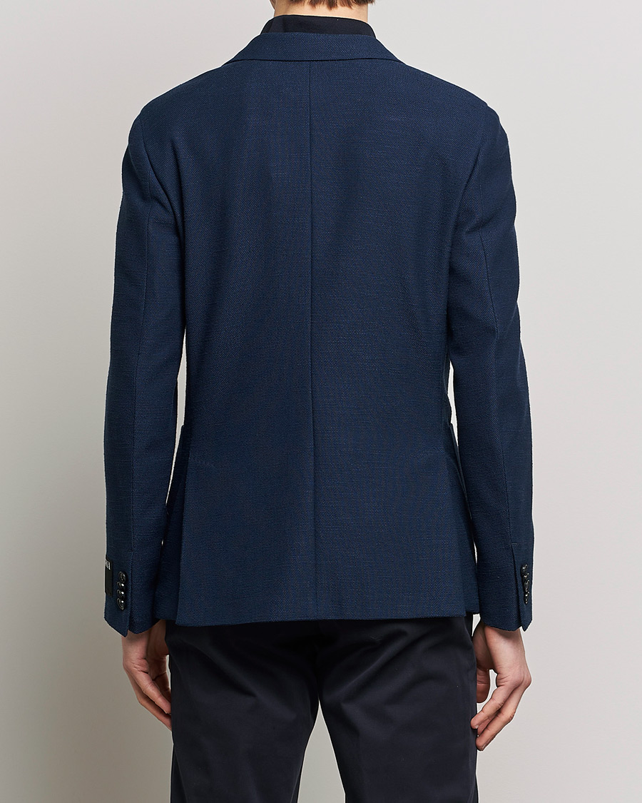 Herre | Dressjakker | Zegna | Cotton/Linen Informale Blazer Navy