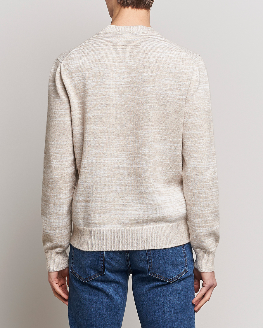 Herre | Gensere | Zegna | Oasi Cashmere/Cotton Melange Sweater Beige