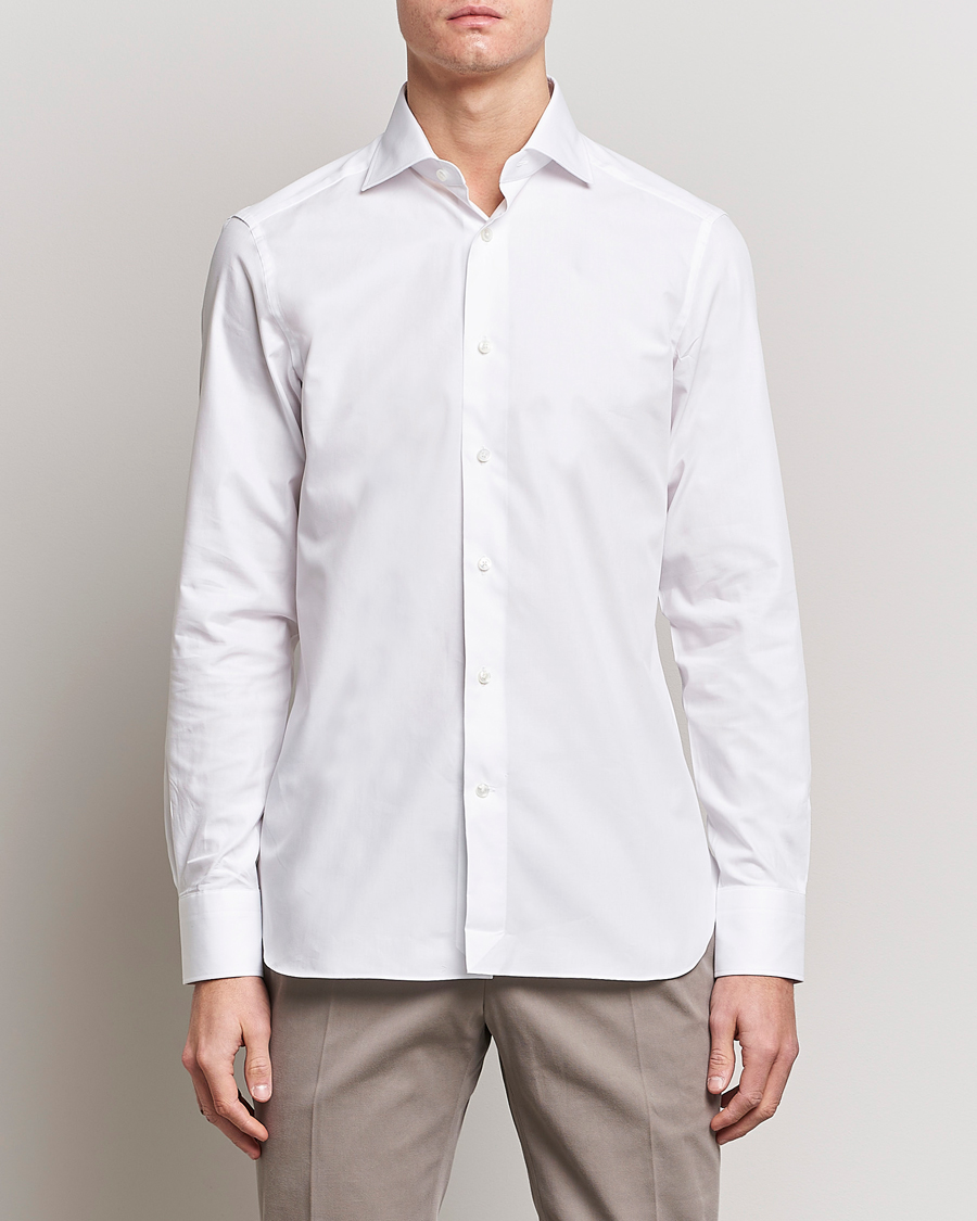 Herre | Skjorter | Zegna | Slim Fit Trofeo Dress Shirt White
