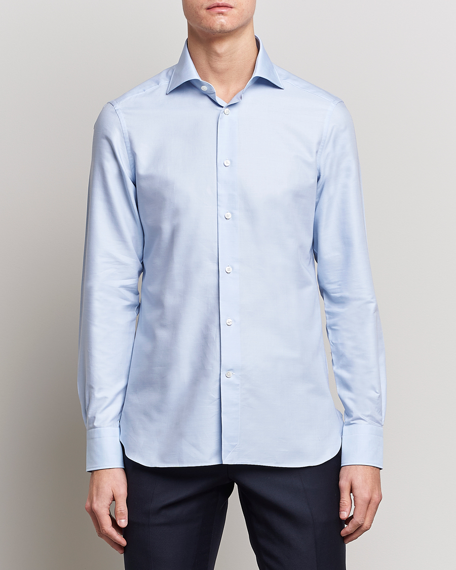 Herre | Skjorter | Zegna | Slim Fit Trofeo Dress Shirt Light Blue