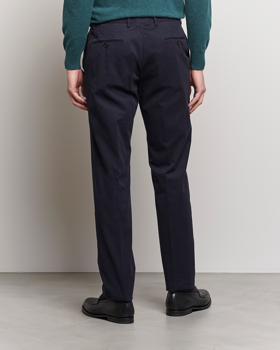 Herre | Bukser | Zegna | Slim Fit Premium Cotton Chinos Navy