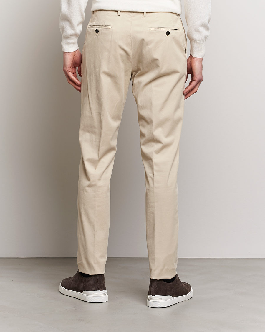 Herre | Bukser | Zegna | Slim Fit Premium Cotton Chinos Off White
