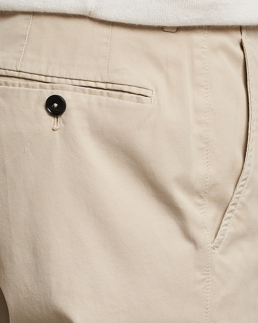 Herre | Bukser | Zegna | Slim Fit Premium Cotton Chinos Off White