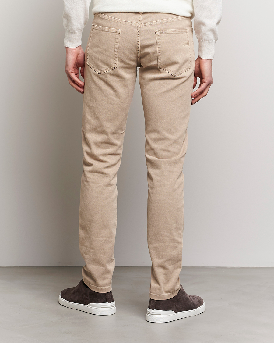 Herre | Bukser | Zegna | Slim Fit Dyed 5-Pocket Pants Brown