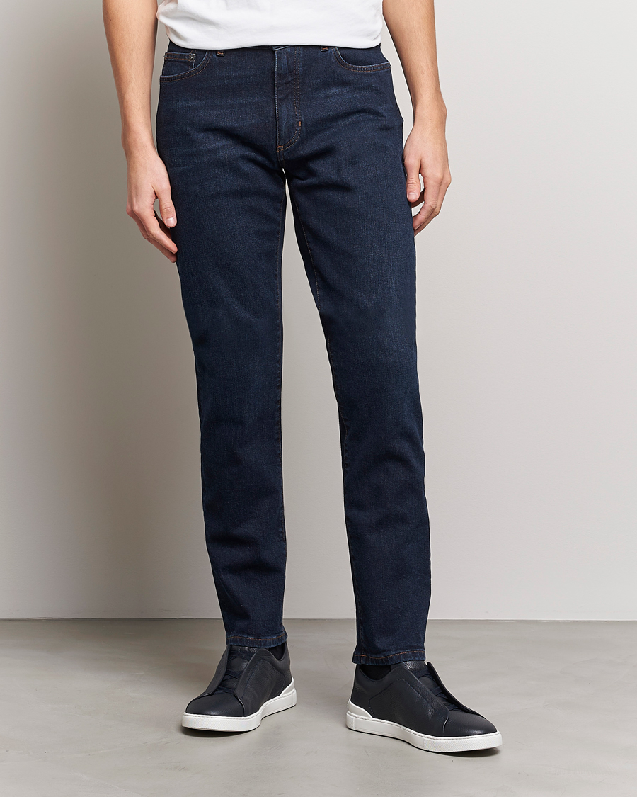 Herre | Jeans | Zegna | 5-Pocket Denim Pants Dark Rinse