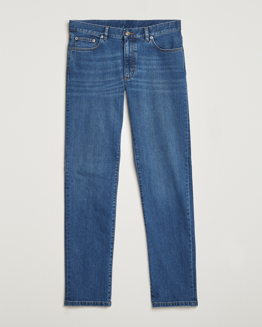Herre | Jeans | Zegna | Slim Fit Stretch Denim Jeans Stone Wash