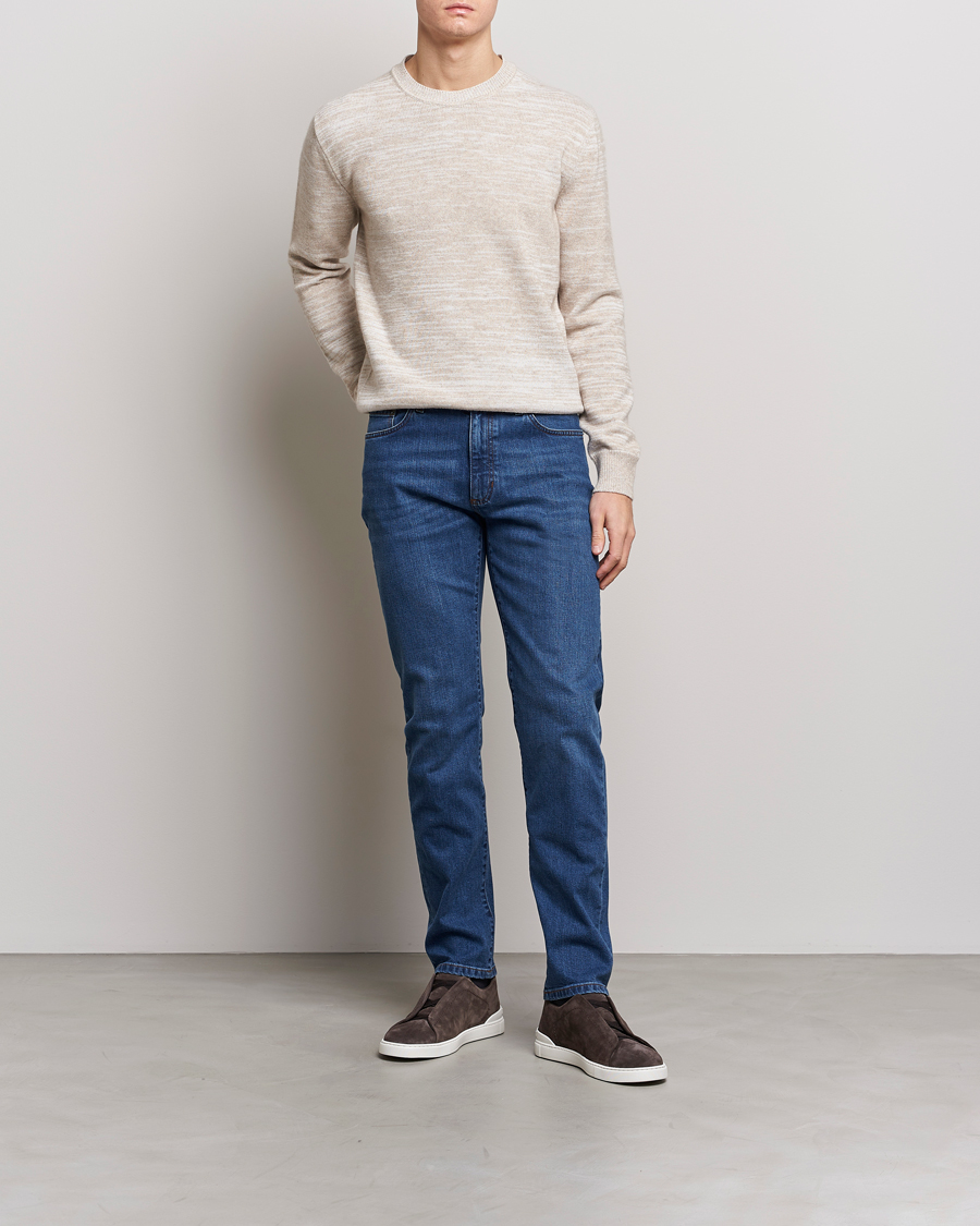 Herre | Jeans | Zegna | Slim Fit Stretch Denim Jeans Stone Wash