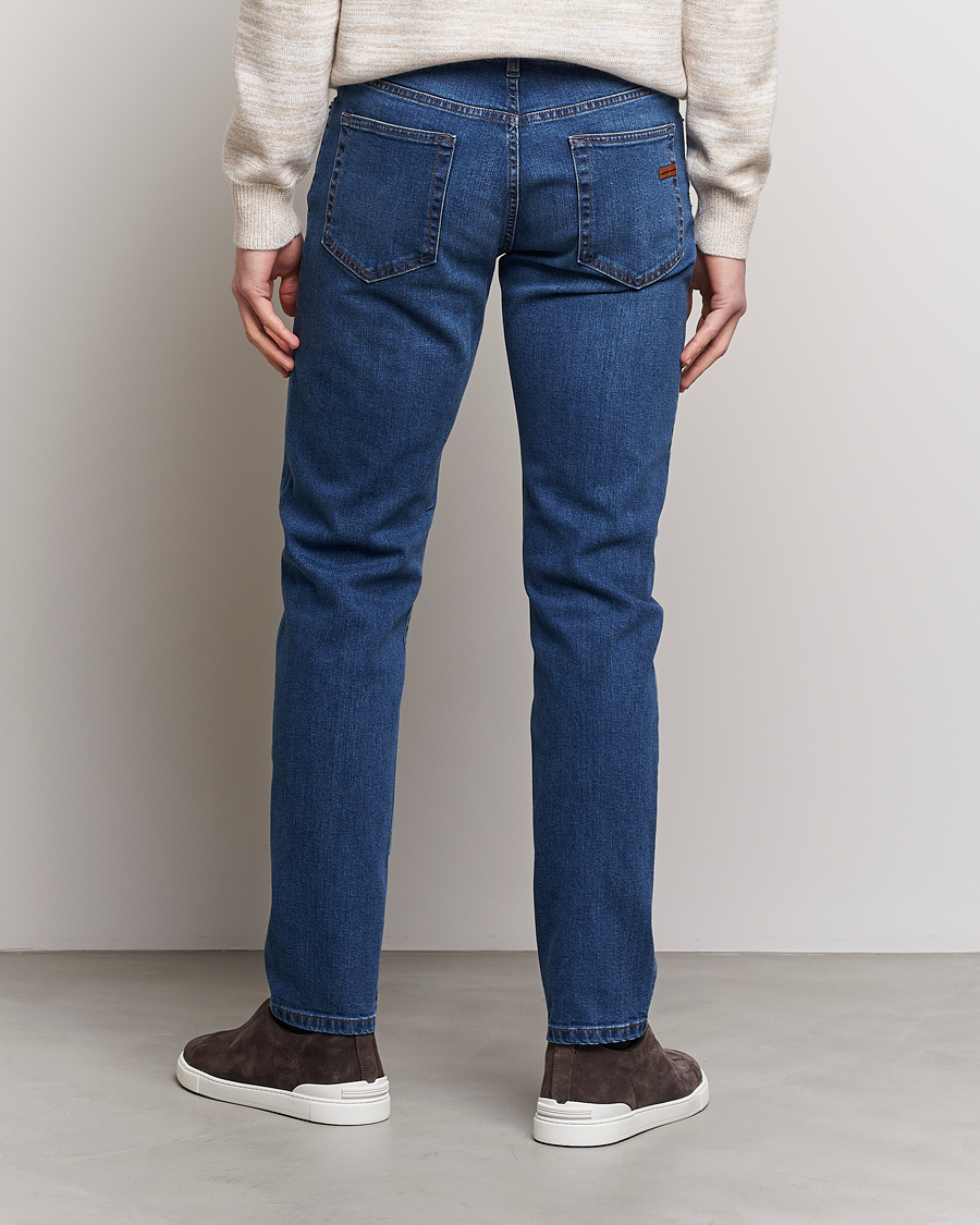 Herre | Jeans | Zegna | Slim Fit Stretch Denim Jeans Stone Wash