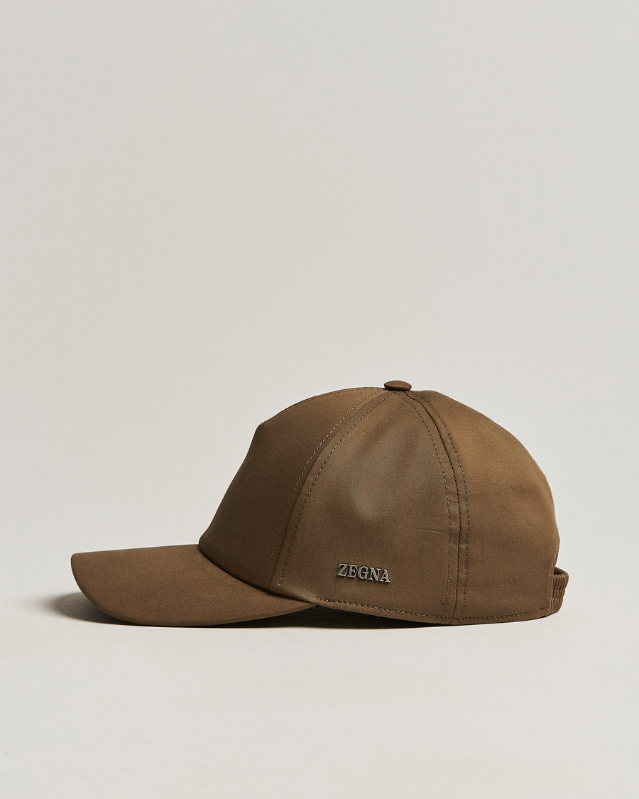 Herre | Zegna Baseball Cap Olive | Zegna | Baseball Cap Olive